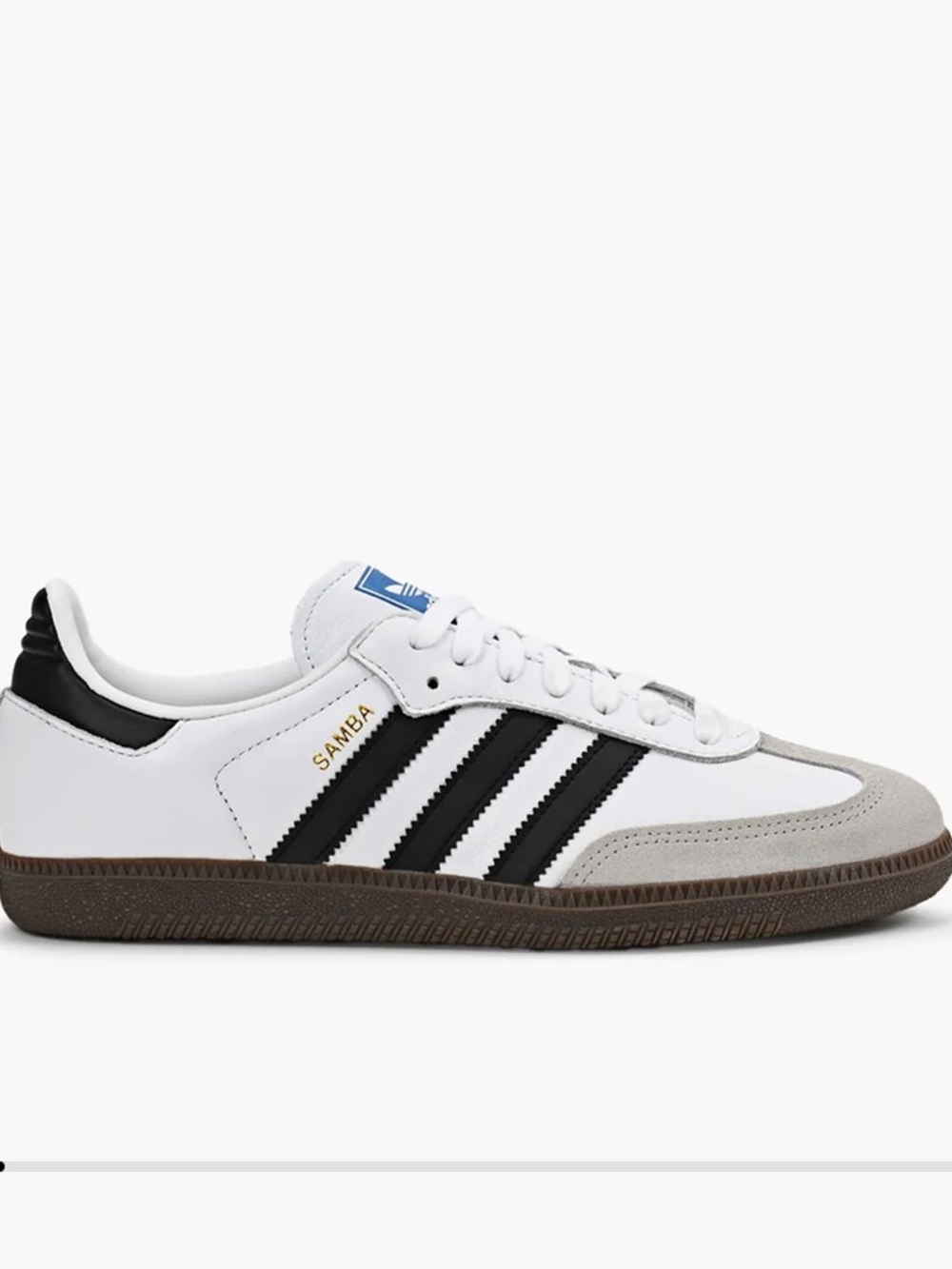 Adidas OG Samba Sneakers in Cloud White/Core Black